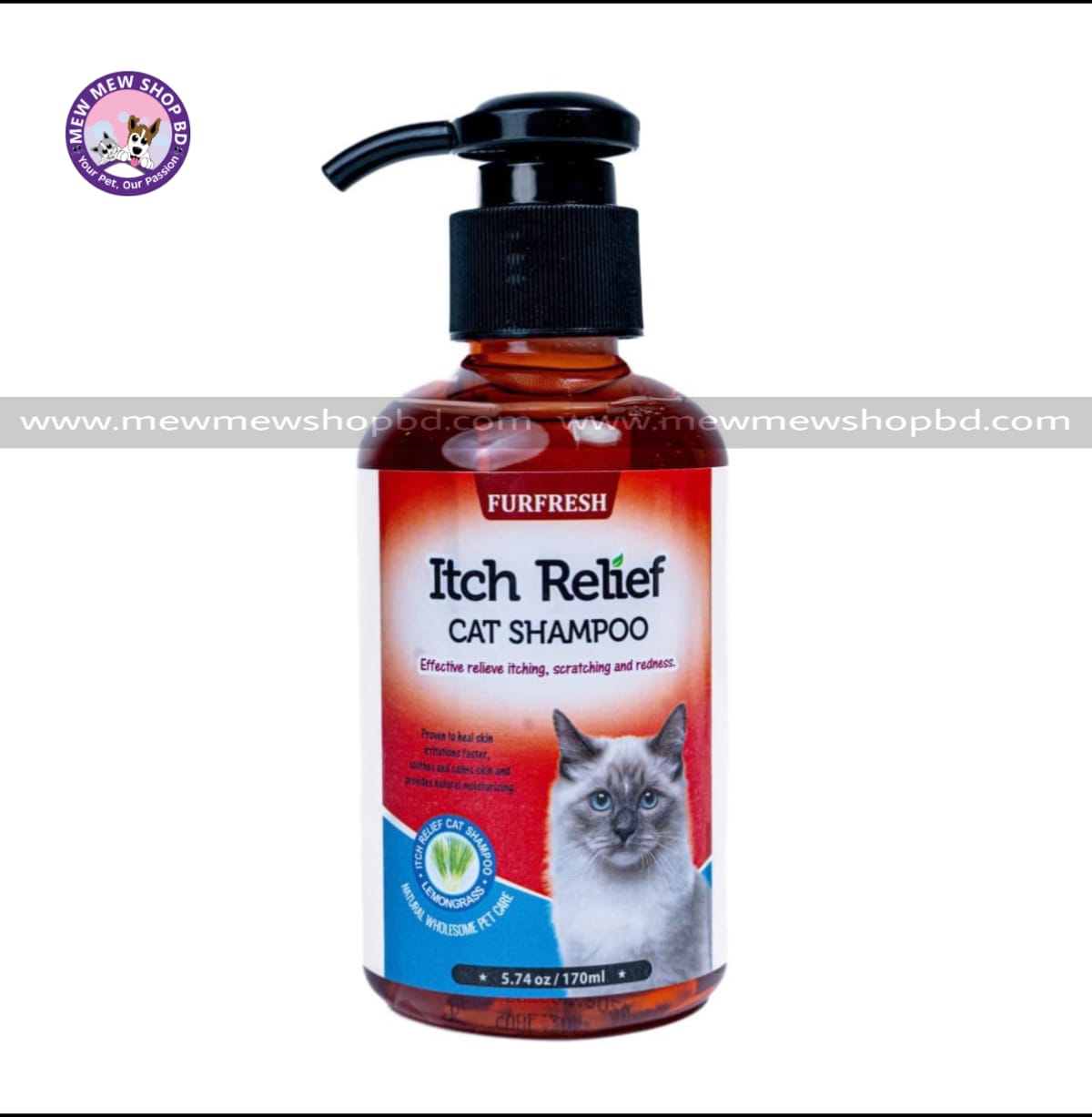 Furfresh Itch Relief Cat Shampoo 170ml