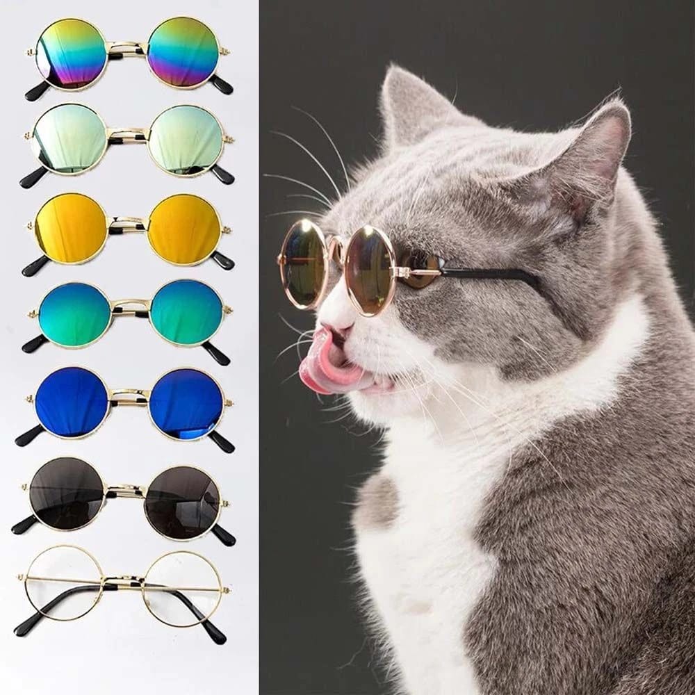 Round Shape Sunglasses For Lovely Pet Cat & Puppy