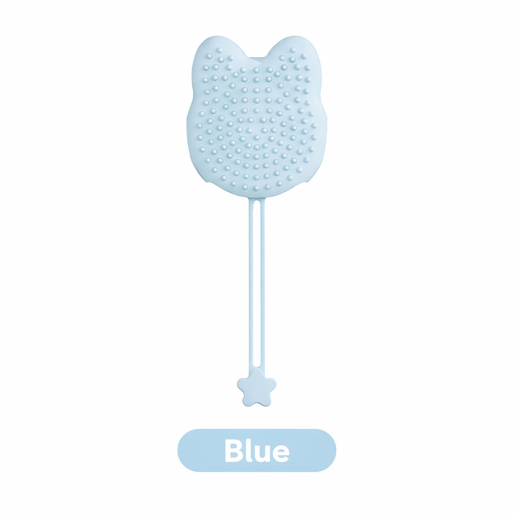2 in 1 Pet Grooming Gloves Adorable Shape Pet Grooming Massage Glove and Bath Brush for Dogs Cats Rabbits  (1pcs)