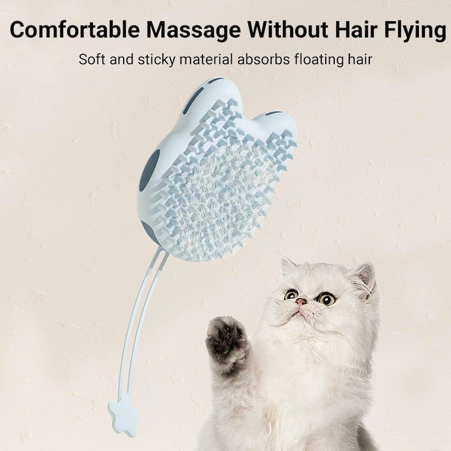 2 in 1 Pet Grooming Gloves Adorable Shape Pet Grooming Massage Glove and Bath Brush for Dogs Cats Rabbits  (1pcs)