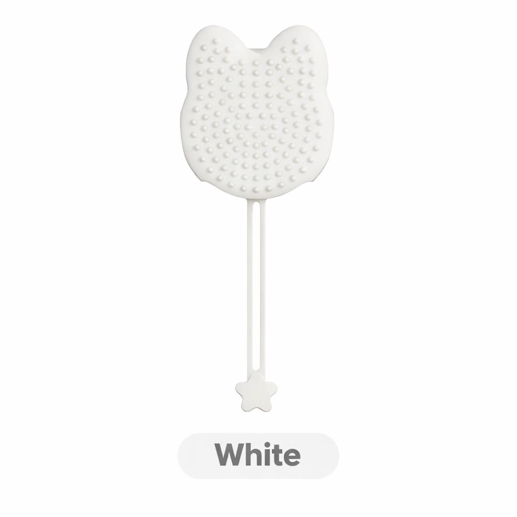 2 in 1 Pet Grooming Gloves Adorable Shape Pet Grooming Massage Glove and Bath Brush for Dogs Cats Rabbits  (1pcs)