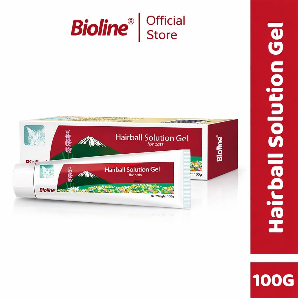 Bioline Hairball Solution Paste for Cat 100g