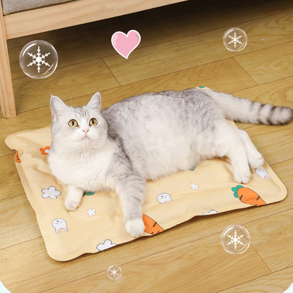 Premium Pet Cooling Mat & Sleeping Pad for Summer Time with Gel Cooling System