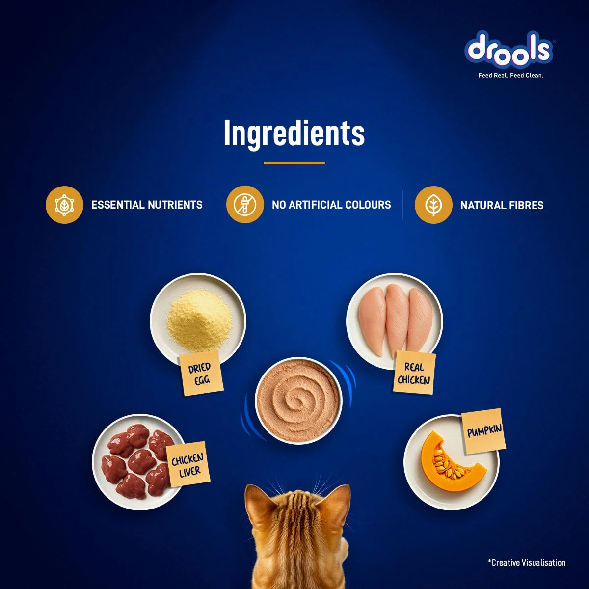 Drools Adult Cat Pouch Chicken Mousse Flavor 80g