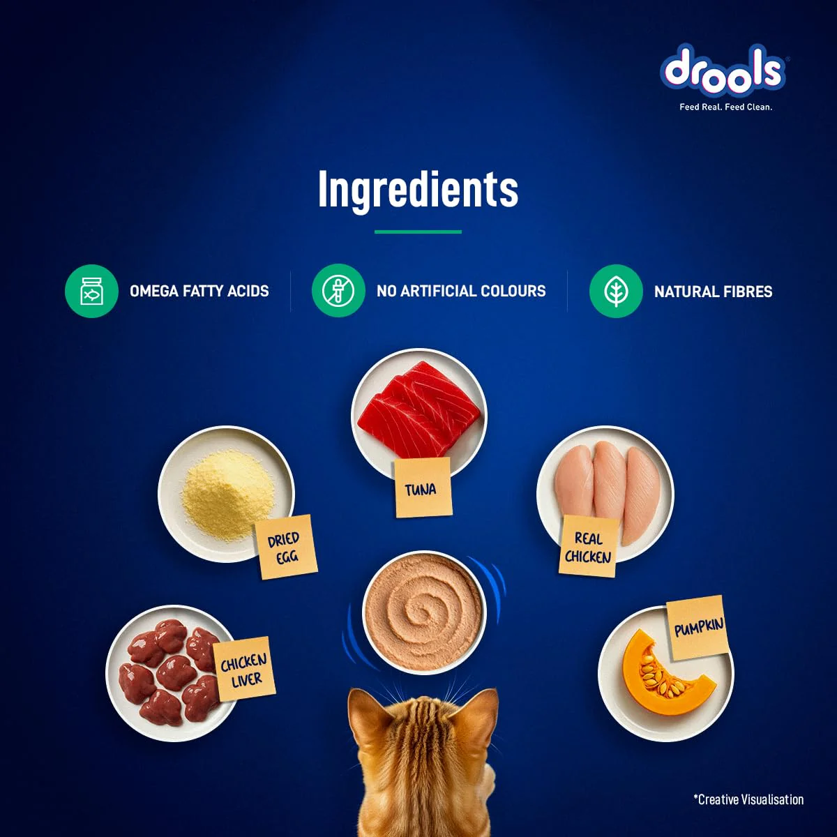 Drools Adult Cat Pouch Tuna Mousse Flavor 80g
