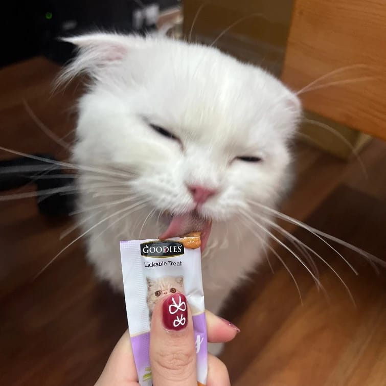 Goodies Lickable Creamy Daily Cat Treat Tuna Flavor 5pcs Pack