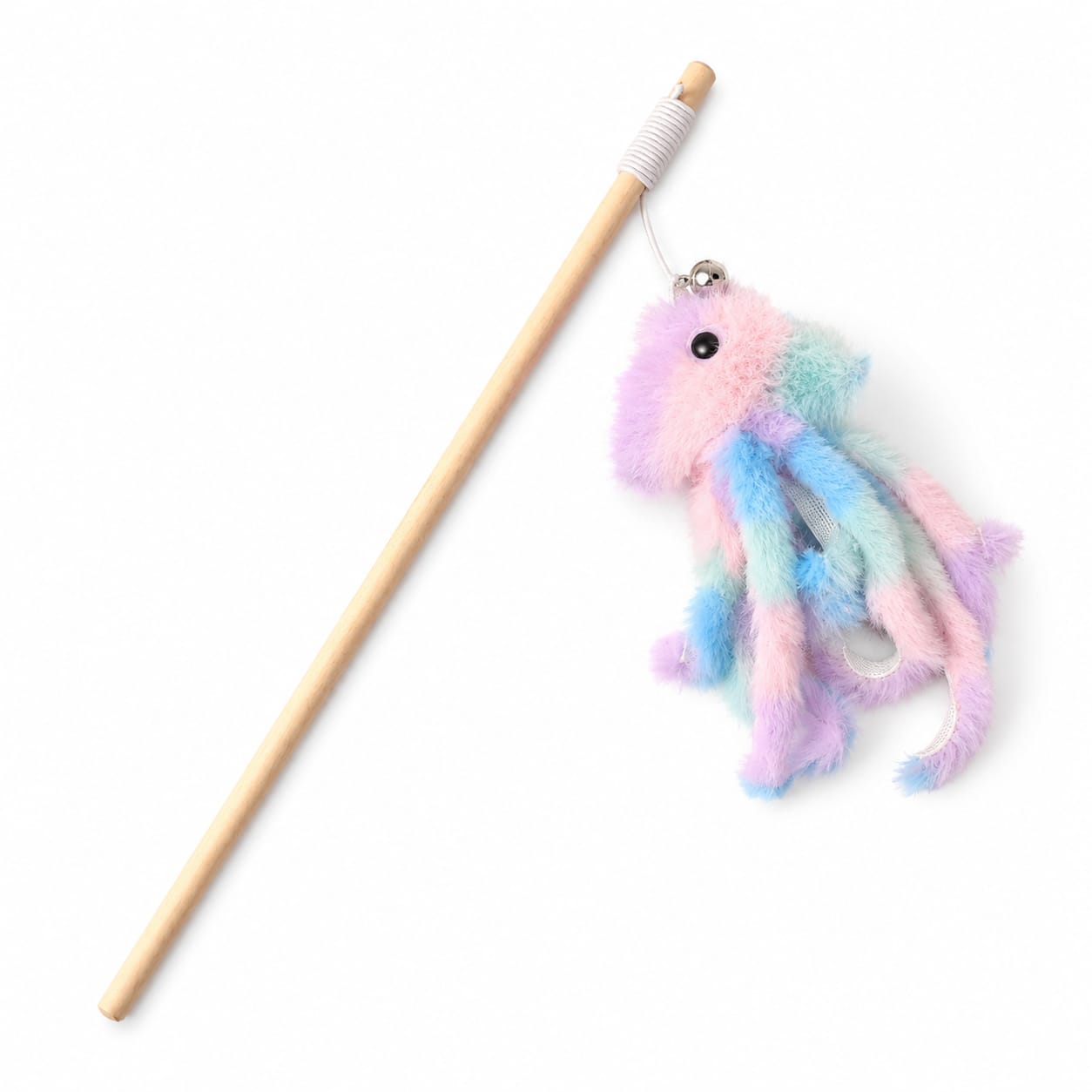 High Quality Attractive Octopus Wooden Teaser Toy for Pet Cat