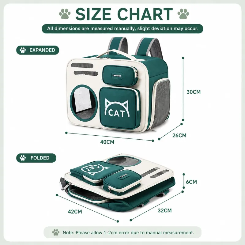 Moorpet Radio Edition Ventilated Comfortable Carrier Backpack for Pet Cat