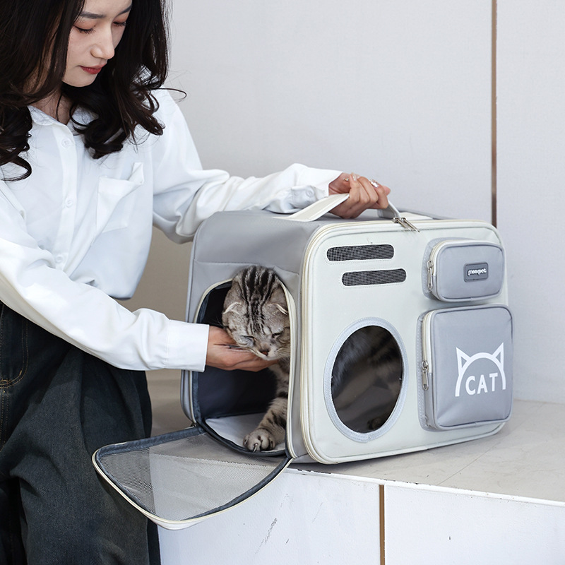 Moorpet Radio Edition Ventilated Comfortable Carrier Backpack for Pet Cat