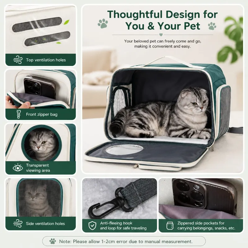 Moorpet Radio Edition Ventilated Comfortable Carrier Backpack for Pet Cat
