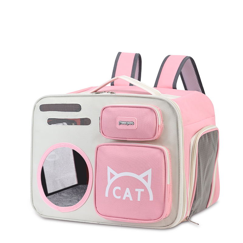 Moorpet Radio Edition Ventilated Comfortable Carrier Backpack for Pet Cat