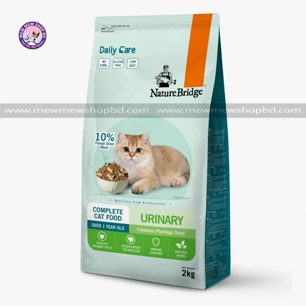 Nature Bridge Daily Care Urinary with Freeze Dried Meat Complete Food for Adult 2kg