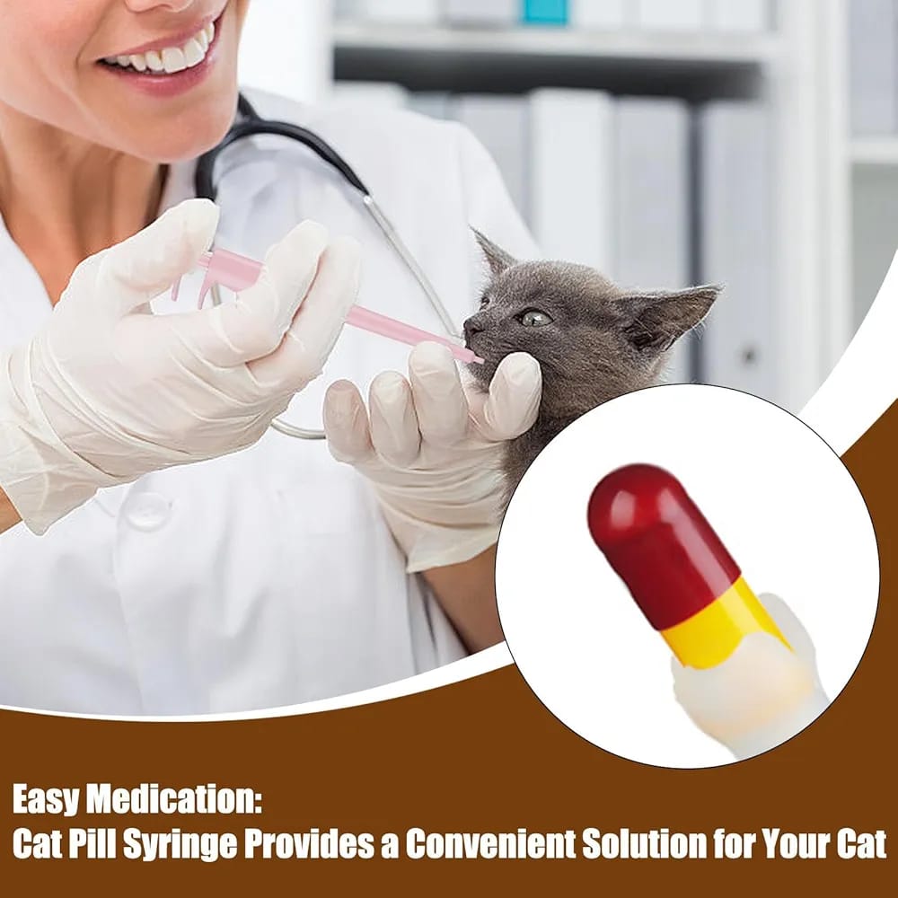 Pet Medicine Feeder / Pill Popper Easy to feed Tablets for Cat & Dog (Random Colour)