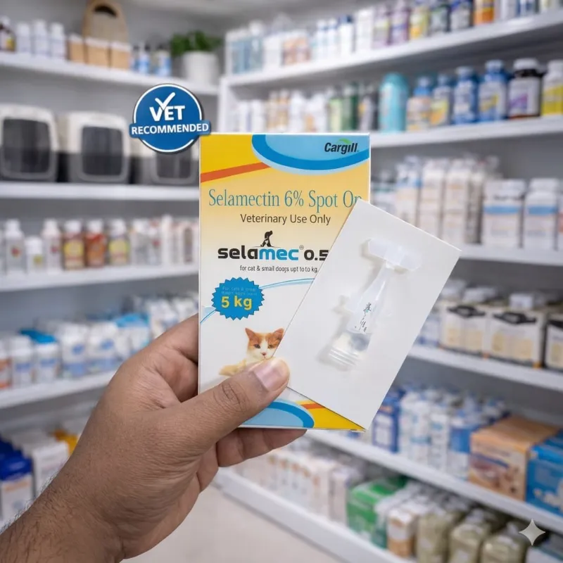 Petcare Selamec Flea and Tick Spot On for Cat & Dog 0.5ml