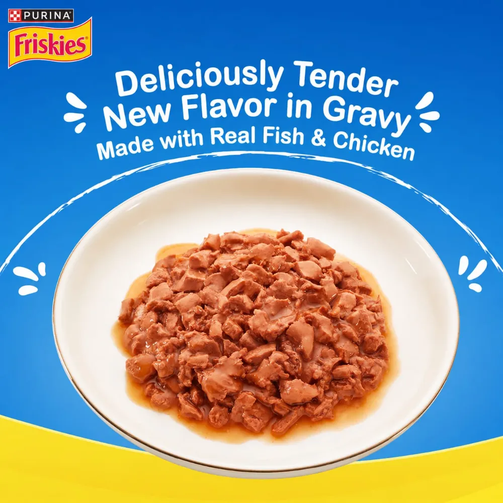 Purina Friskies Adult Pouch Gravy Licious in Oceanfish Flavor 70g