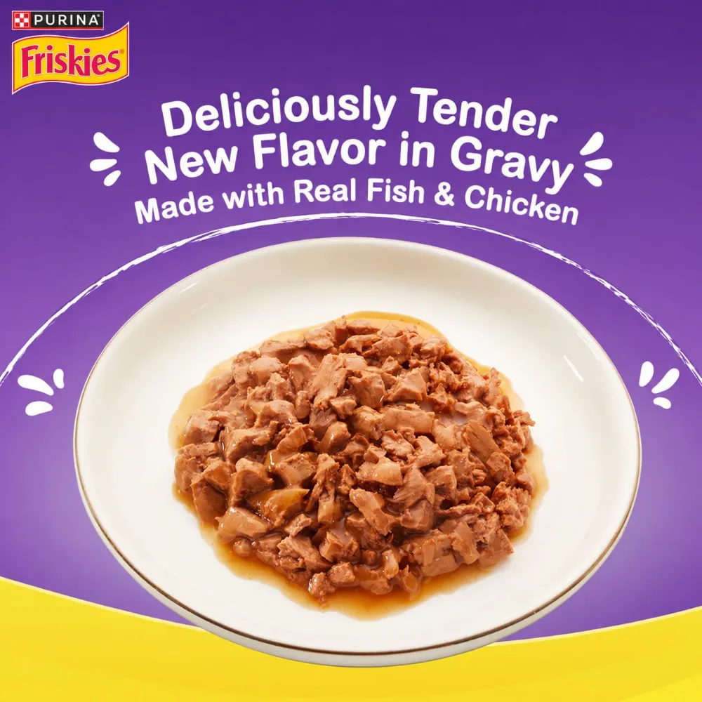 Purina Friskies Adult Pouch Gravy Licious in Tuna Flavor 70g