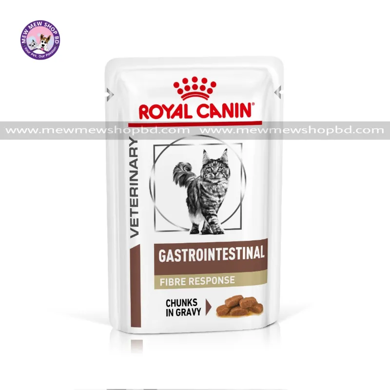 Royal Canin Veterinary Health Nutrition Gastrointestinal Fibre Response Pouch Chunks in Gravy 85g