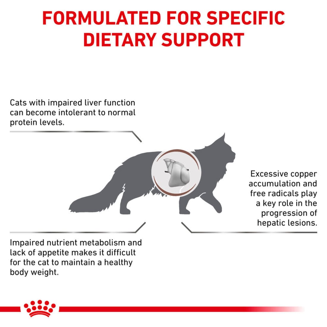 Royal Canin Veterinary Health Nutrition Hepatic S/O Dry Cat Food 2kg