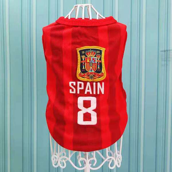 Pet Cat Sleeveless Football Team Jersey Dress / Tshirts ( No Exchange)