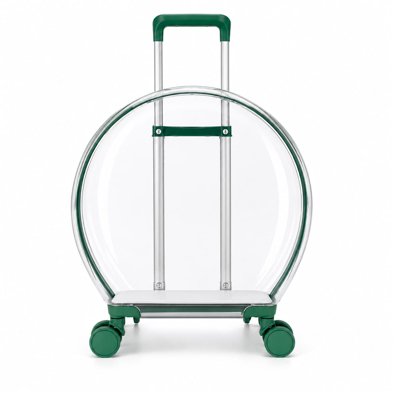 Transparent Cat travel Trolley Cage Large Capacity Bag for Pet Cat & Puppy (Inside Dhaka only)