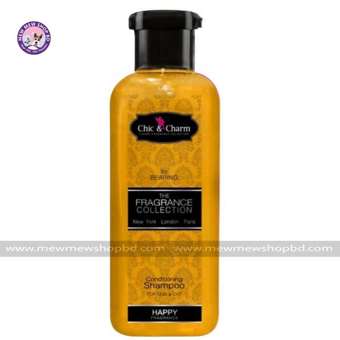 Bearing Chic & Charm Conditioning Shampoo for Cat & Dogs With Happy Fragrance 250ml