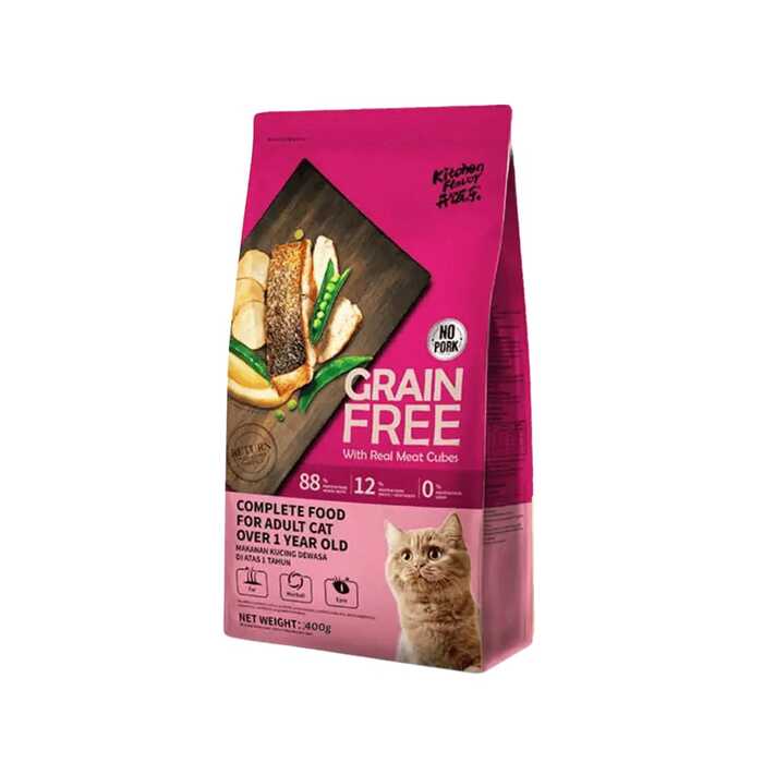 Kitchen Flavor Grain Free Dry Cat Food Adult Cat 400gm