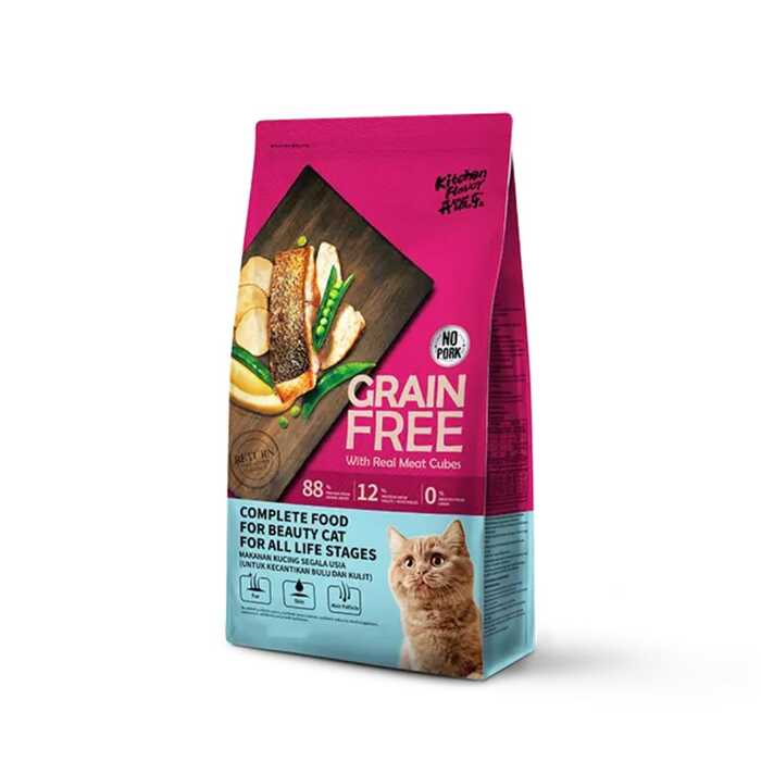 Kitchen Flavor Grain Free Dry Cat Food All Life Stage 400g