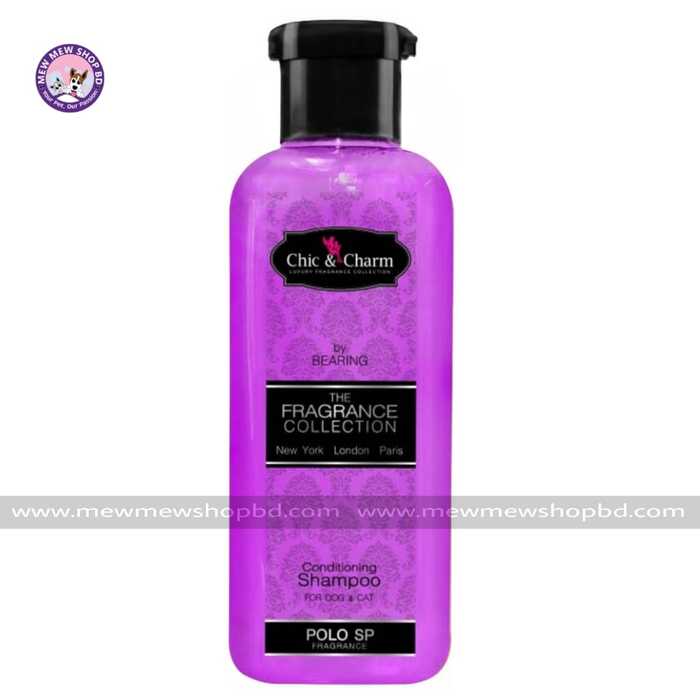 Bearing Chic & Charm Conditioning Shampoo for Cat & Dogs With Polo SP Fragrance 250ml
