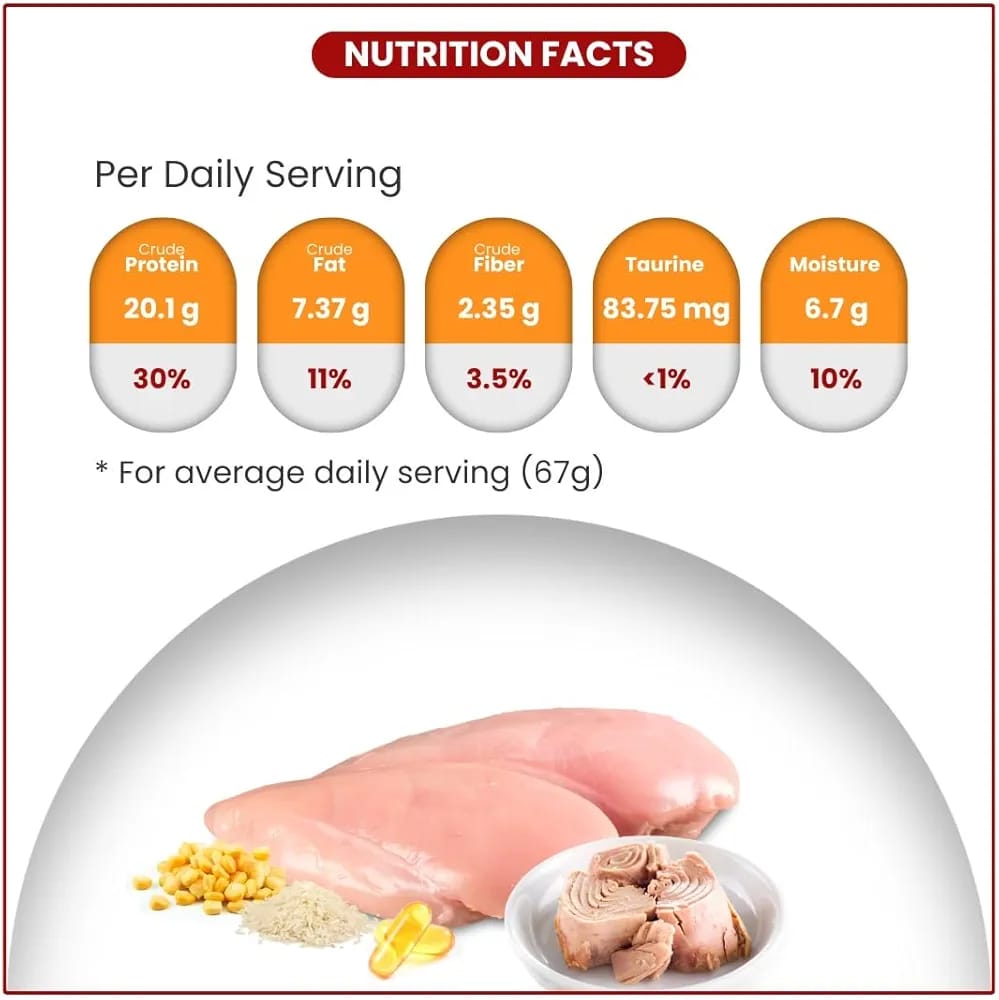 Billi Cat Food for Adult In Real Tuna