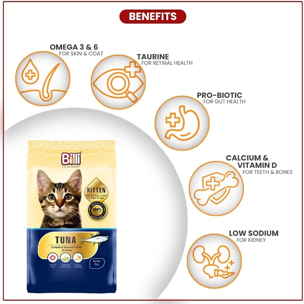 Billi Kitten Real Tuna Fish Cat Food