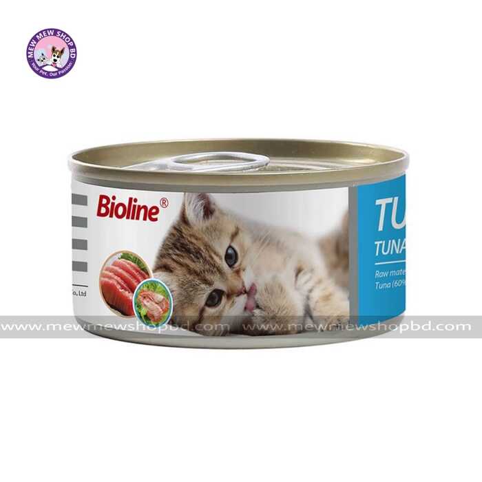 Bioline Tuna & Shrimp Canned Wet Food for Cat 85g