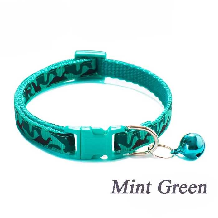 Camouflage Print Cat Collar || Cats Puppy Collars Pet Supplies
