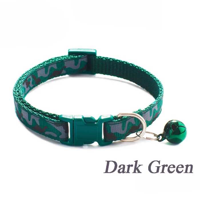 Camouflage Print Cat Collar || Cats Puppy Collars Pet Supplies