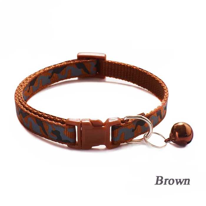 Camouflage Print Cat Collar || Cats Puppy Collars Pet Supplies