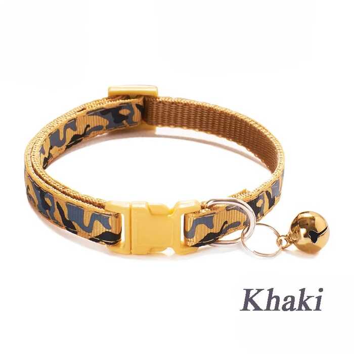 Camouflage Print Cat Collar || Cats Puppy Collars Pet Supplies