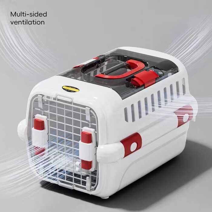 Premium Double Lock Easy to Carry Travel Freely Cat Carrier Box for Pet Cat & Puppy