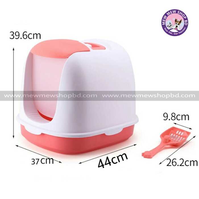 Premium Closed Litter Box for Pet Cat (Inside Dhaka Only)