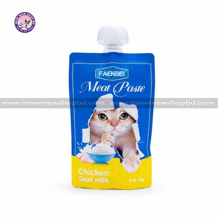 Faenbei Meat Paste Chicken with Goat Milk Cat Pouch 90g