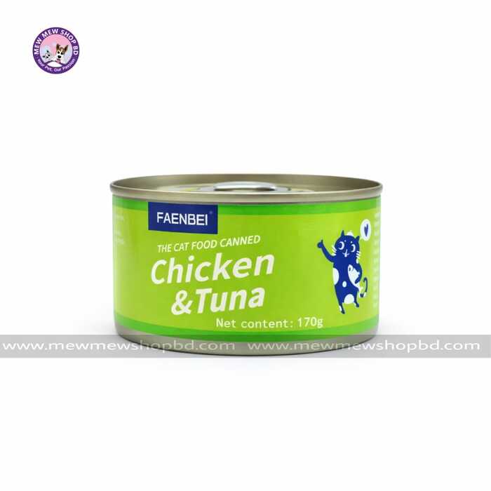 Faenbei Chicken & Tuna Canned Cat Food 170g