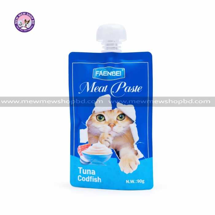 Faenbei Meat Paste Tuna & Codfish Cat Pouch 90g