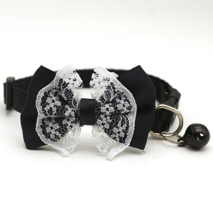 New Design Floral Type Adjustable Bow Collar for Pet Cat