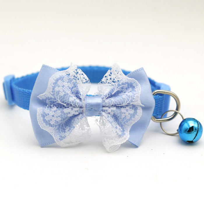 New Design Floral Type Adjustable Bow Collar for Pet Cat