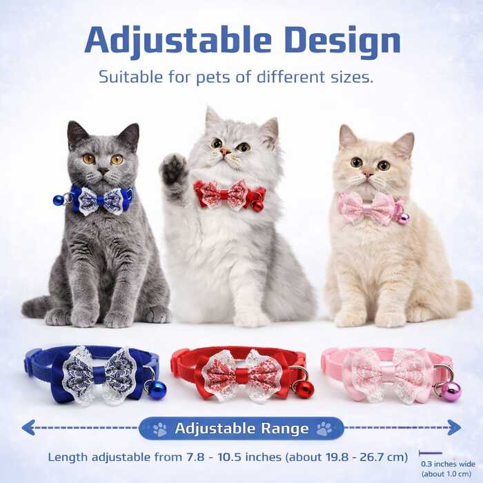New Design Floral Type Adjustable Bow Collar for Pet Cat