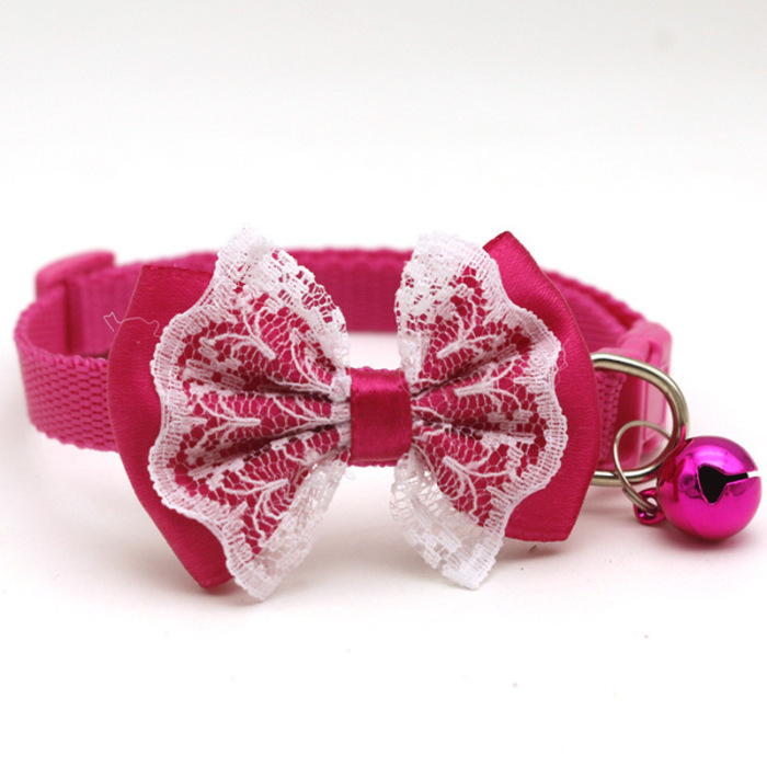 New Design Floral Type Adjustable Bow Collar for Pet Cat