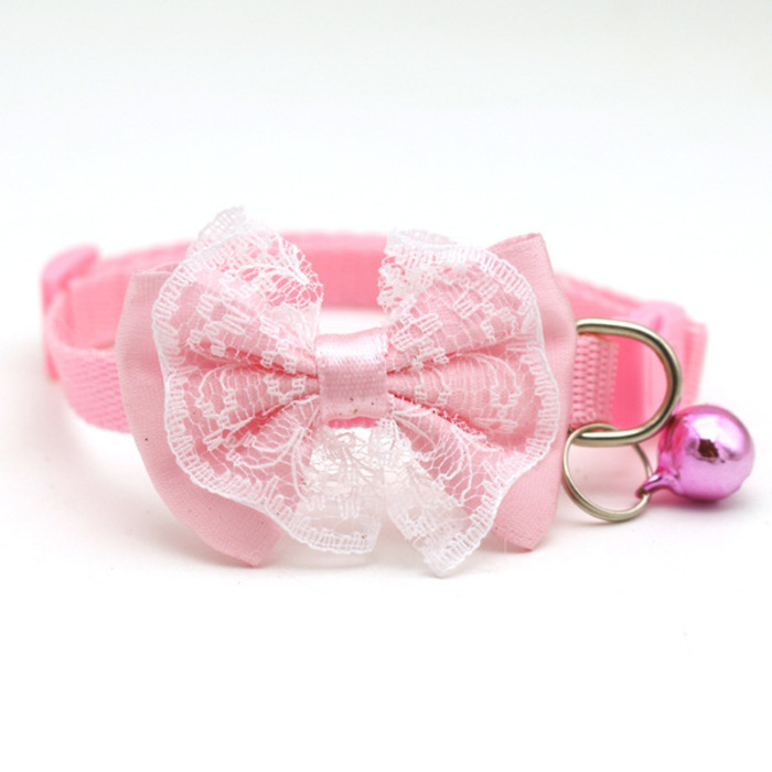 New Design Floral Type Adjustable Bow Collar for Pet Cat