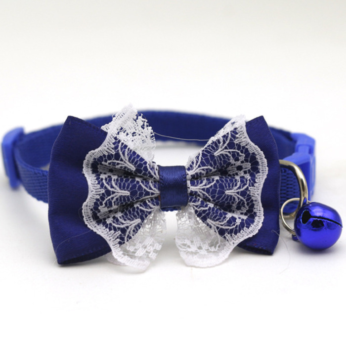 New Design Floral Type Adjustable Bow Collar for Pet Cat