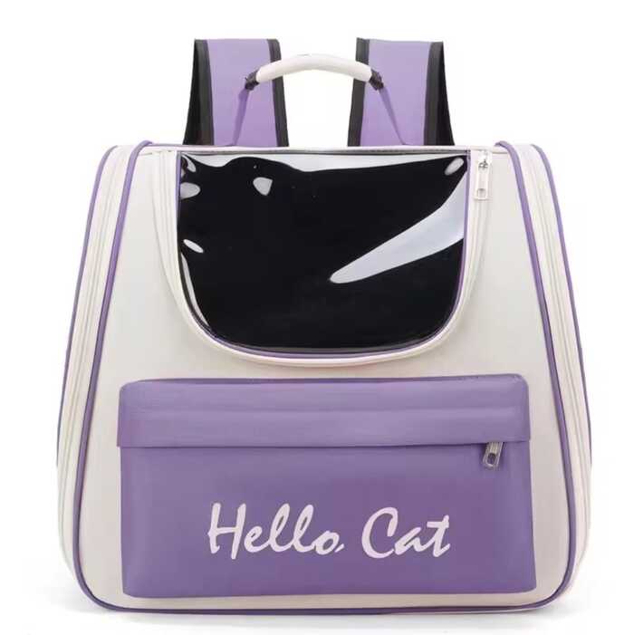 Hello Cat Breathable Universal for All Seasons Going Out Portable Bag Pet Backpack for Cat and Puppy