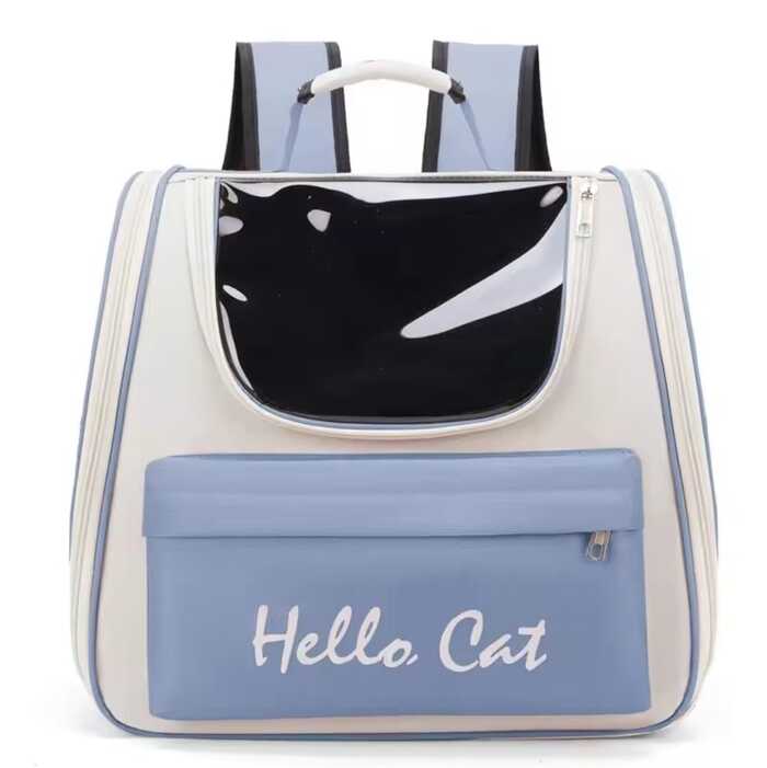 Hello Cat Breathable Universal for All Seasons Going Out Portable Bag Pet Backpack for Cat and Puppy