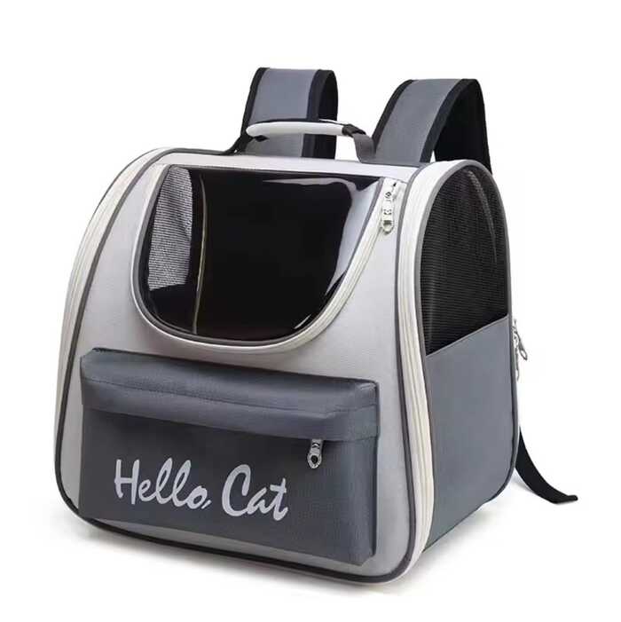 Hello Cat Breathable Universal for All Seasons Going Out Portable Bag Pet Backpack for Cat and Puppy