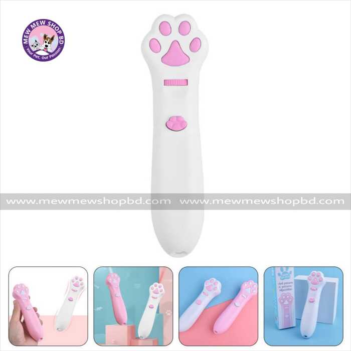 Battery Powered LED 6 Patterns Laser Pointer Funny Cat Toy